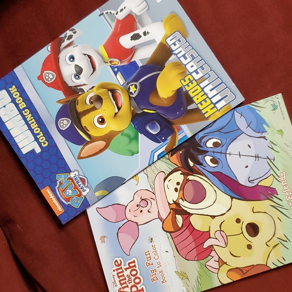 Winnie The‎ Pooh & Paw Patrol Coloring & Activity Books